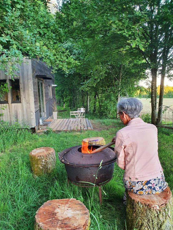 Ecolodge La Belle Verte Saint-Mʼhervé Zewnętrze zdjęcie