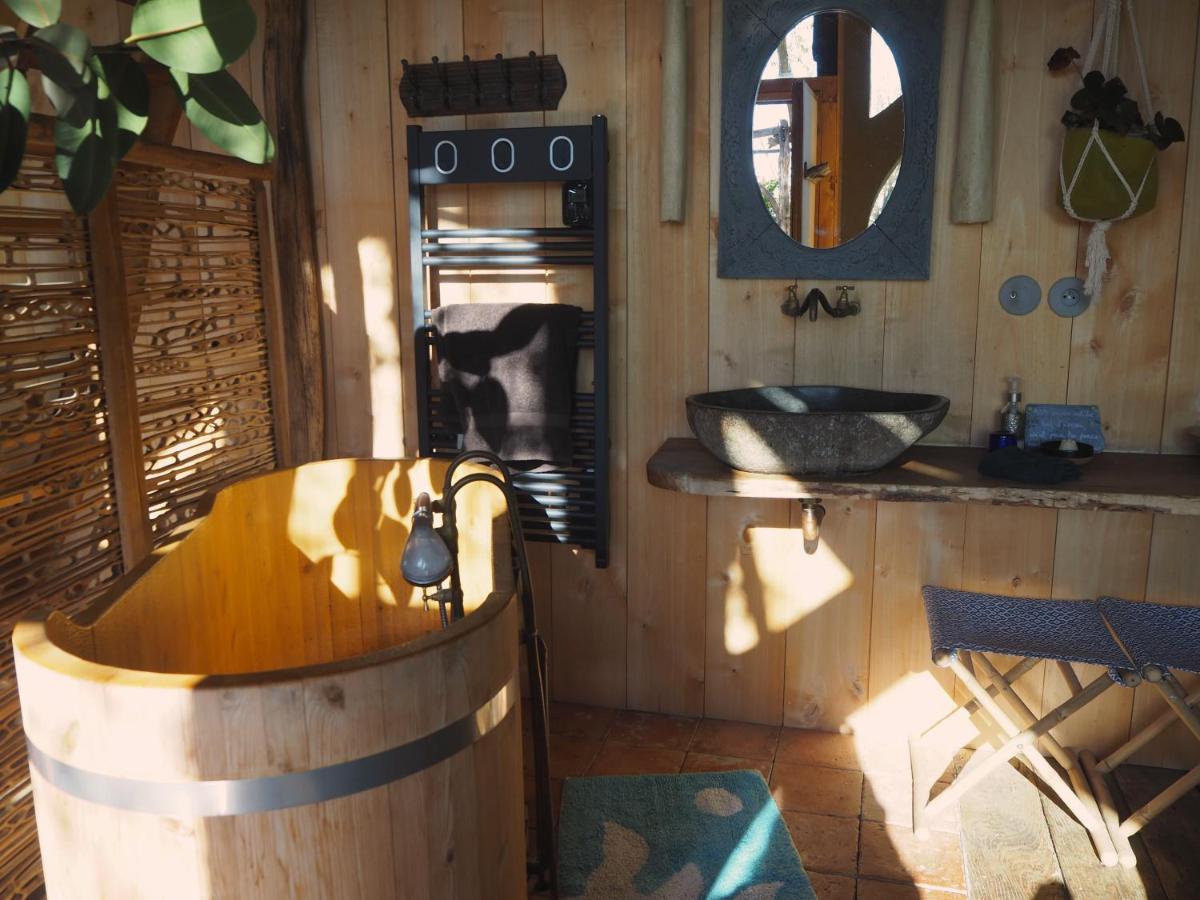 Ecolodge La Belle Verte Saint-Mʼhervé Zewnętrze zdjęcie