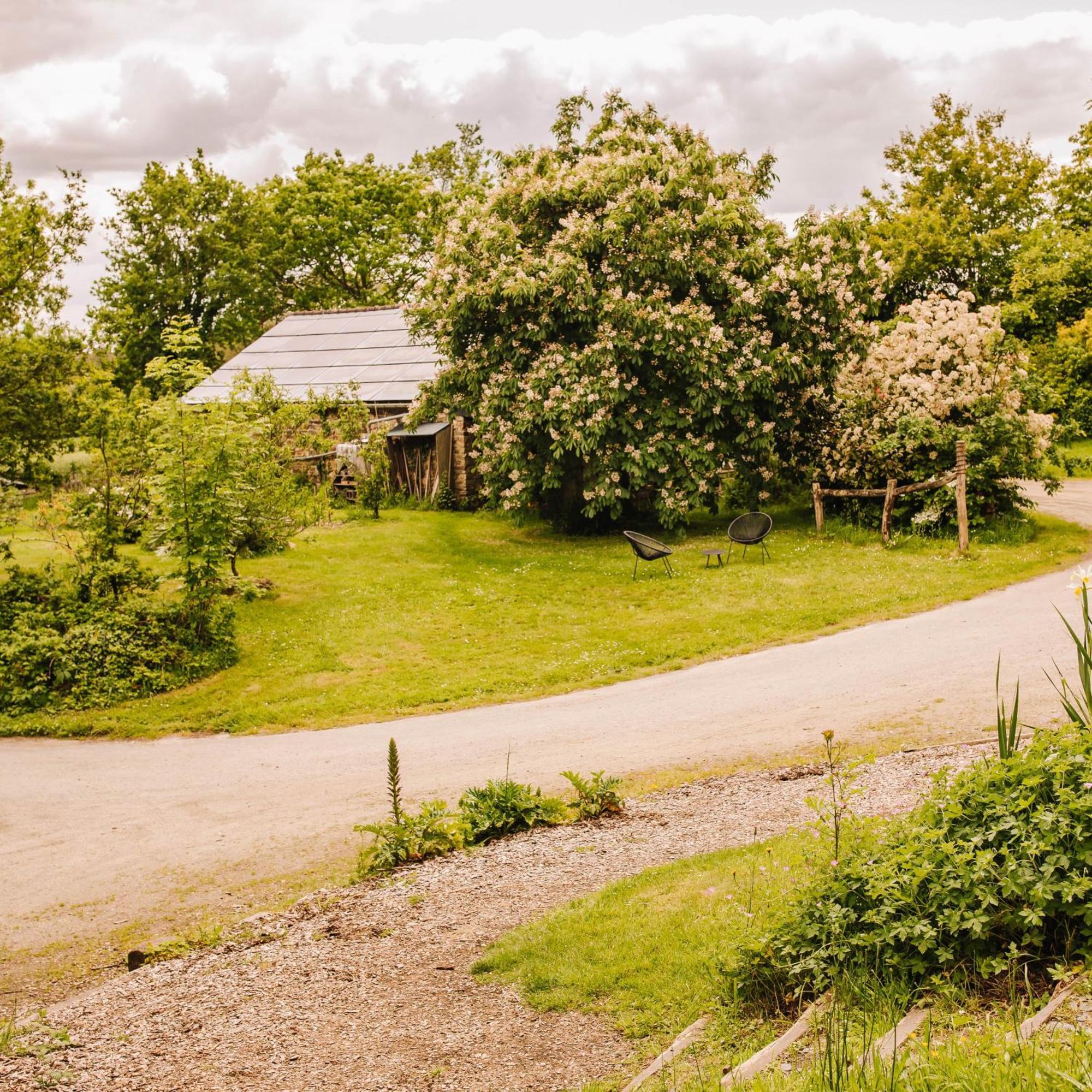 Ecolodge La Belle Verte Saint-Mʼhervé Zewnętrze zdjęcie