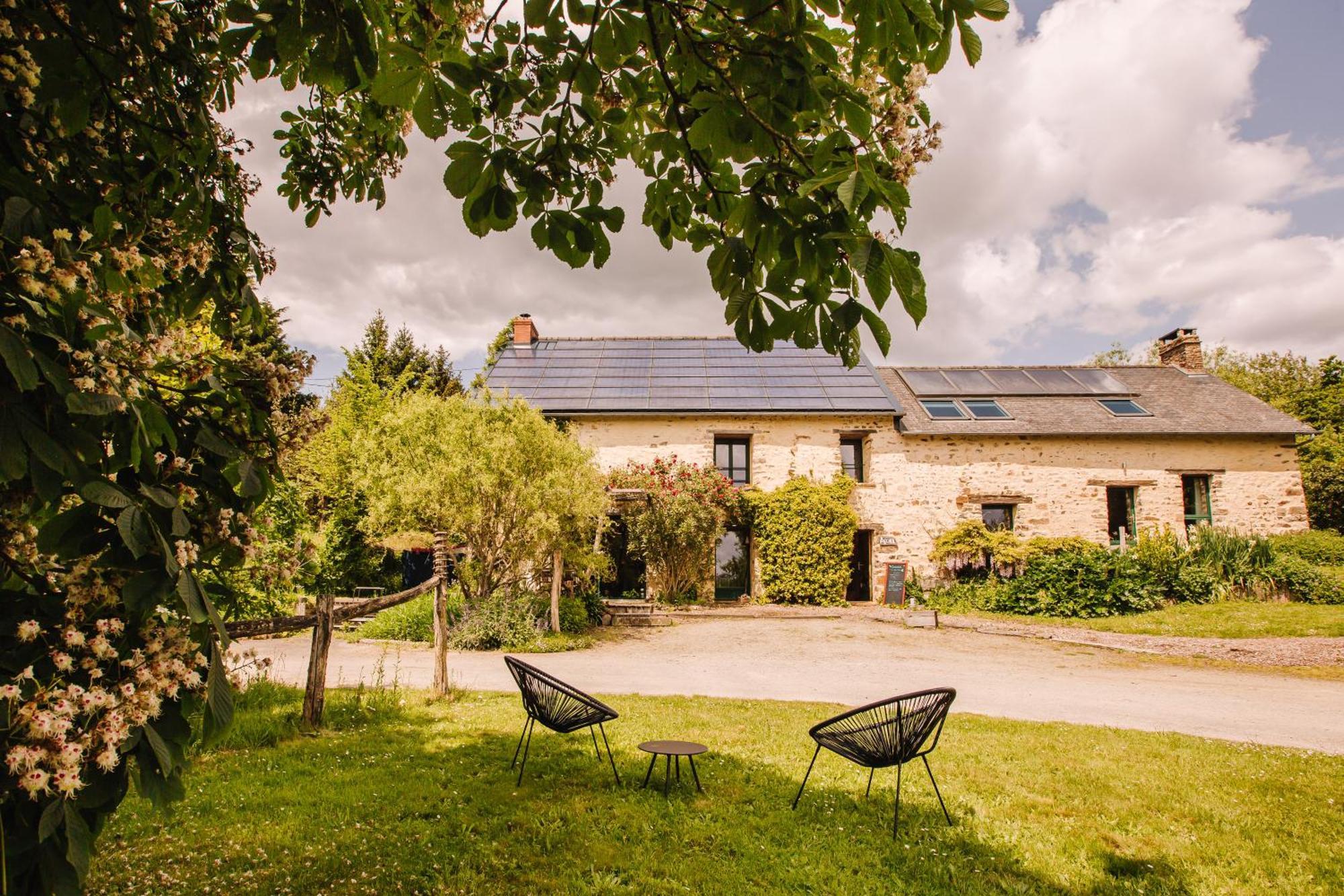 Ecolodge La Belle Verte Saint-Mʼhervé Zewnętrze zdjęcie