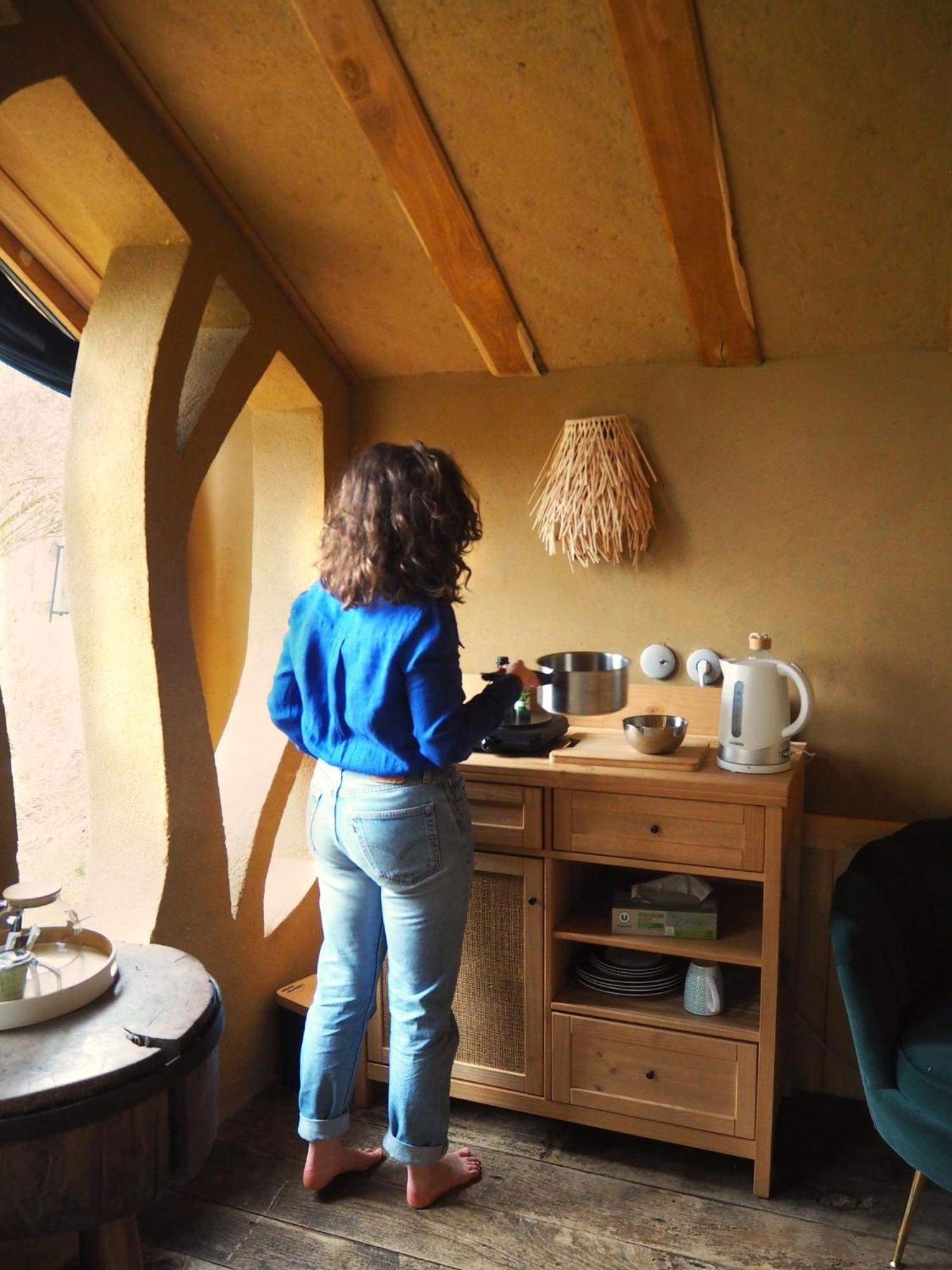 Ecolodge La Belle Verte Saint-Mʼhervé Zewnętrze zdjęcie